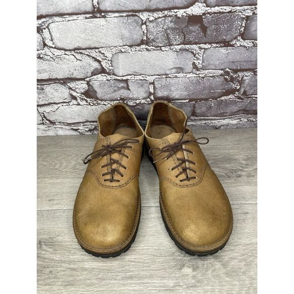 JF Vibram Brown Leather Casual Lace Up Oxfords Shoes Women Sz 8.5M US/39EU - Picture 16 of 16